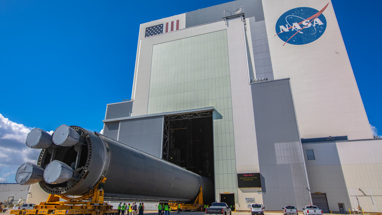 NASA SLS rocket core