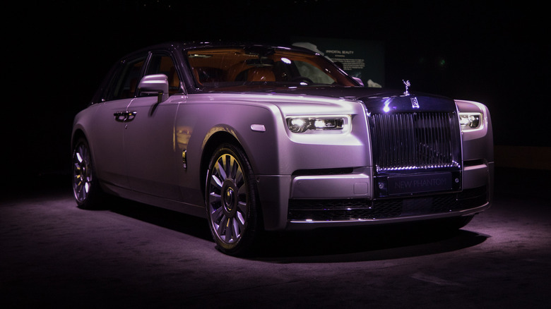 Rolls-Royce Phantom on display