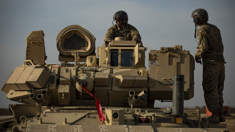 IBAS on an M2A2 Bradley