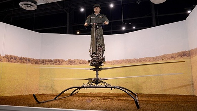 HZ-1 Aerocycle on display in the U.S. Army Transportation Museum