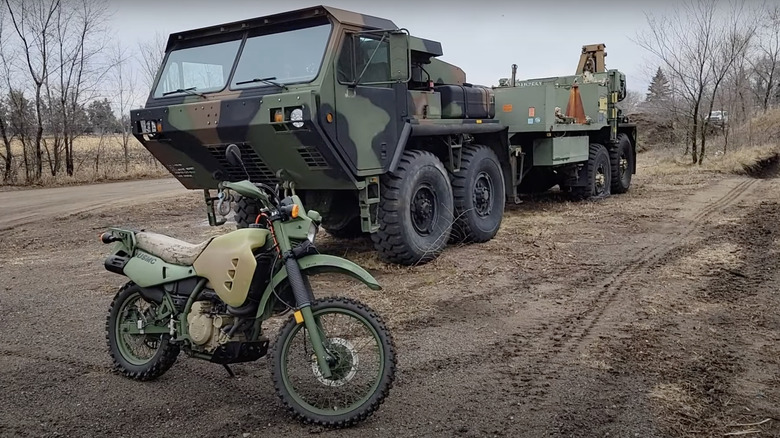 The U.S Marine Corps Uses This Special Kawasaki Motorcycle That Runs On ...