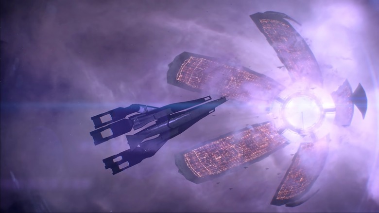 mass effect normandy flying to citadel