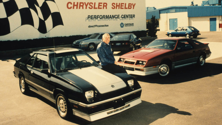 Carroll Shelby sitting on Dodge