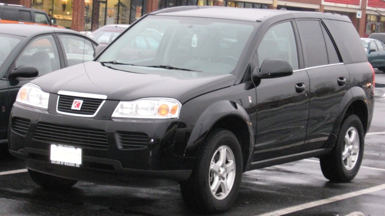 A Saturn Vue parked