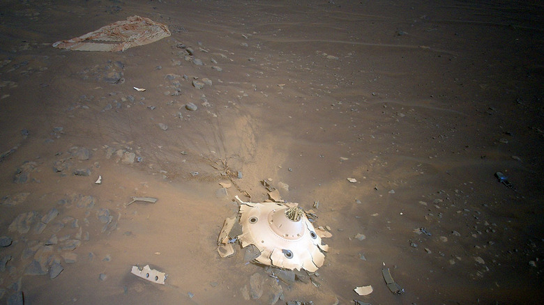  Rover's Backshell Seen From the Air 