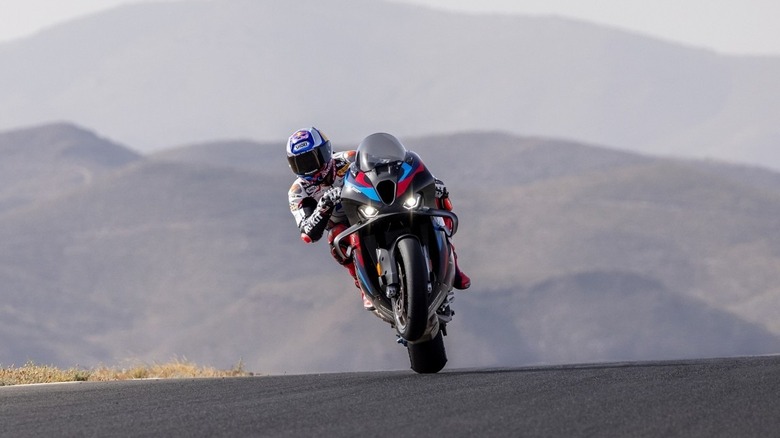 BMW M 1000 RR on track