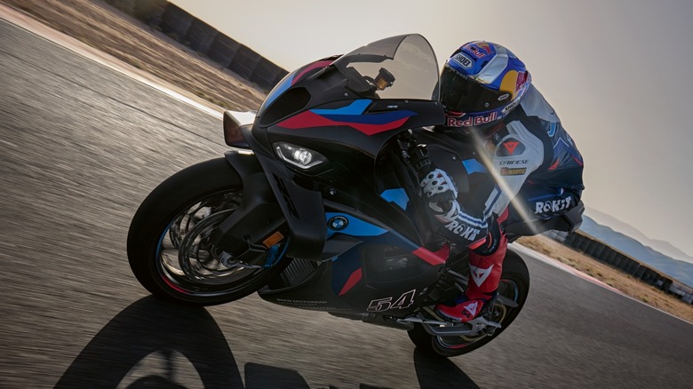 BMW M 1000 RR on track