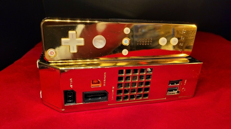 Gold-plated Nintendo Wii