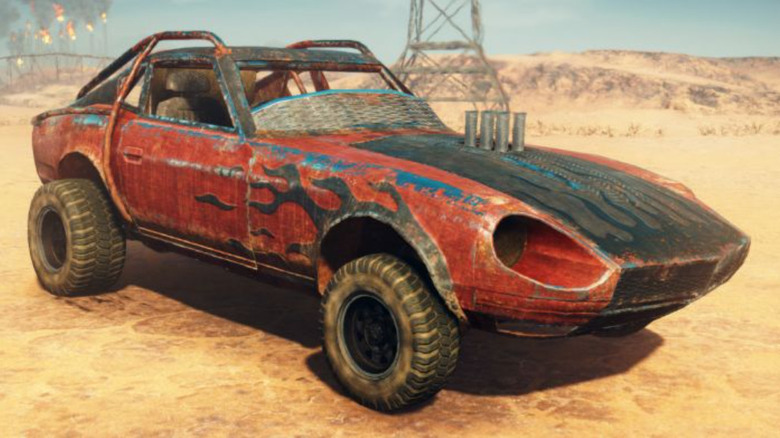 Flamergamer Datsun car in 2015 Mad Max game