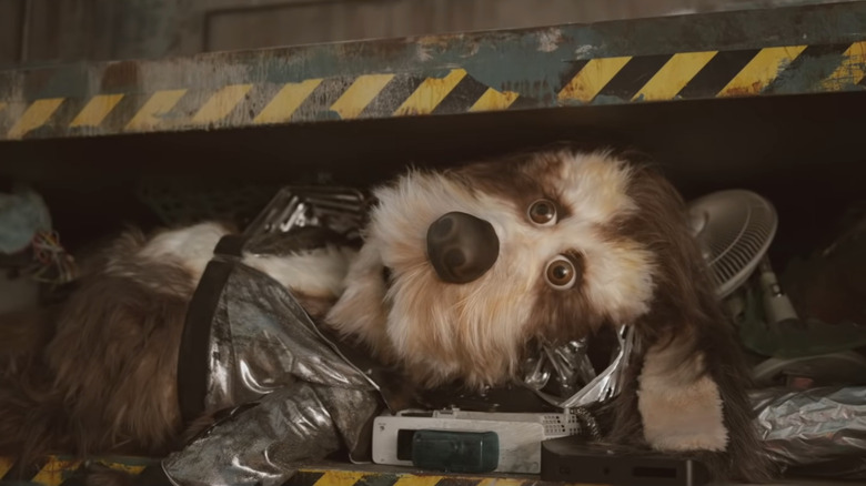 Animatronic dog in a commercial for the Meta Quest 2