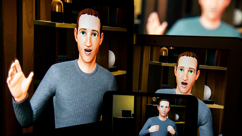 Avatar of Mark Zuckerberg at virtual Meta Connect event