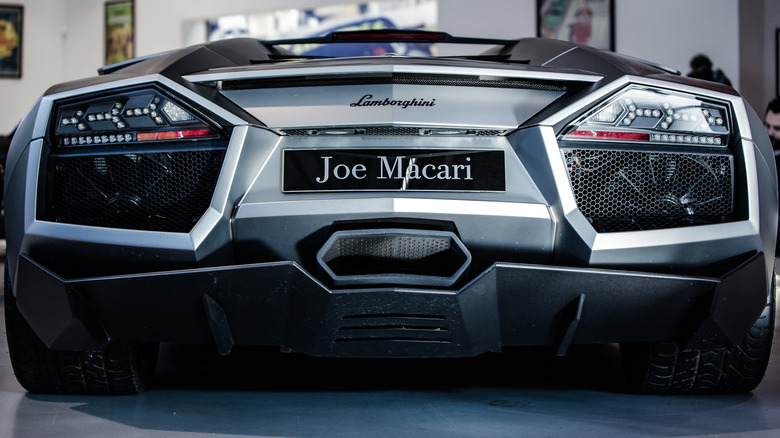 Rear of the Lamborghini Reventon