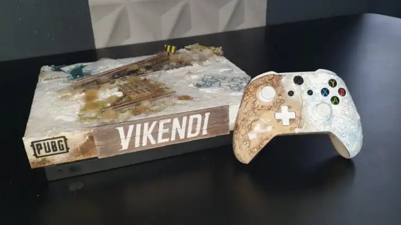 pubg vikendi custom xbox one x console controller