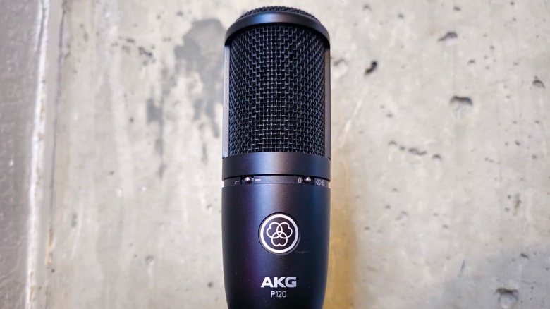 the AKG P120 microphone