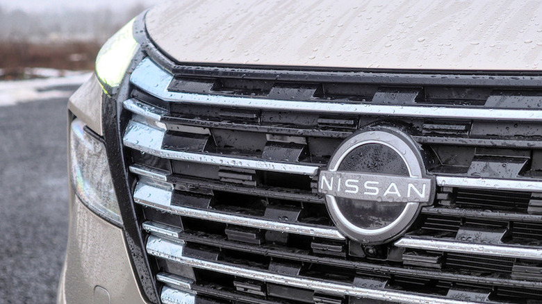 Nissan logo on 2024 Rogue