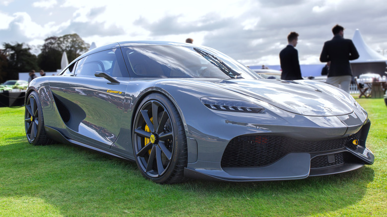 Koenigsegg Gemera on grass