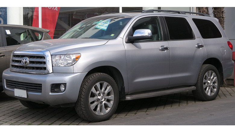 silver 2011 Toyota Sequoia Limited