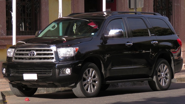 black 2016 Toyota Sequoia Limited