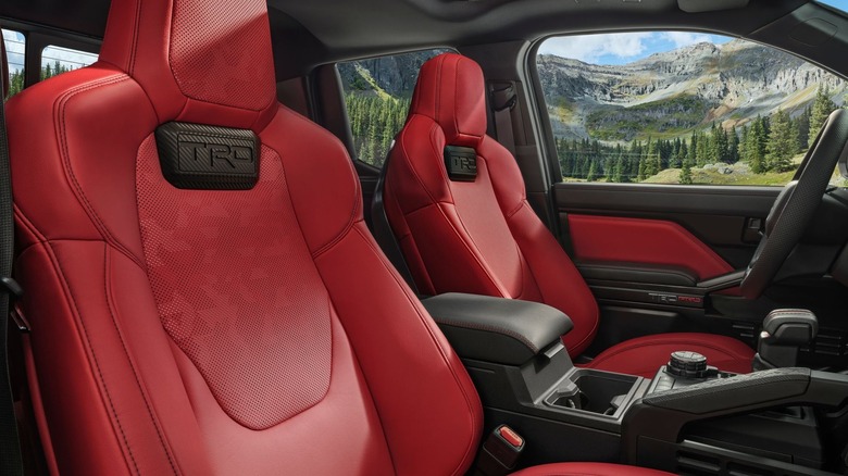 TRD Pro interior seats