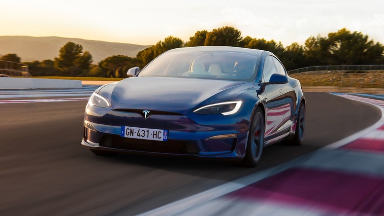 Tesla Model S Plaid Blue