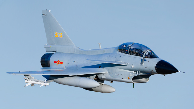 Chengdu J-10 in flight