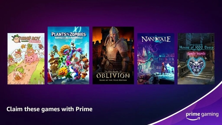 Amazon Prime Gaming April lineup