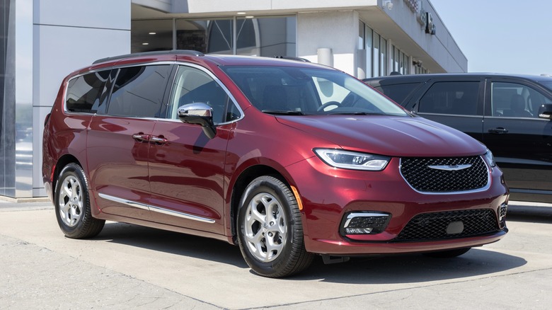 Chrysler Pacifica on display