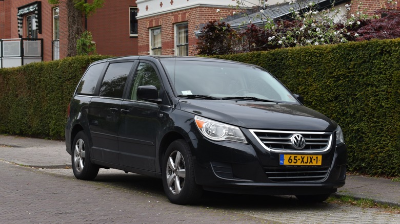 Volkswagen Routan on road