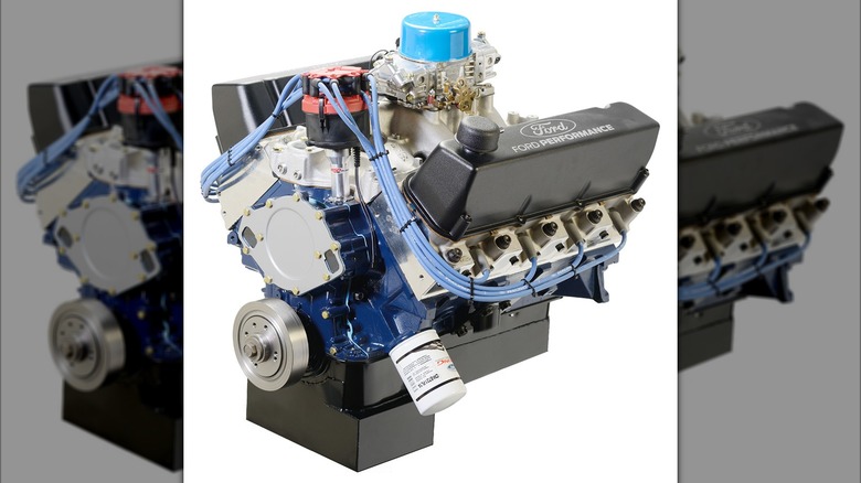 Ford Performance 572-cubic-inch big-block crate engine.