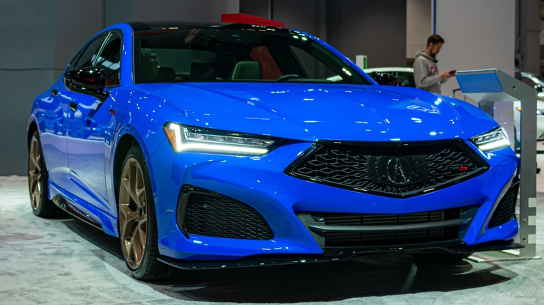 Acura TLX Type S blue