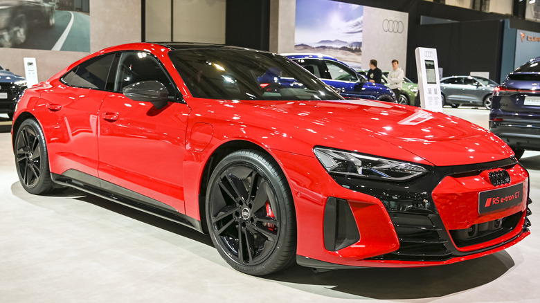 Audi RS e-tron GT red