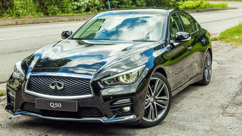 Infiniti Q50 Red Sport 