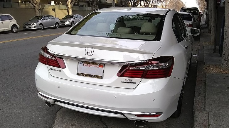 White Honda Accord street San Francisco