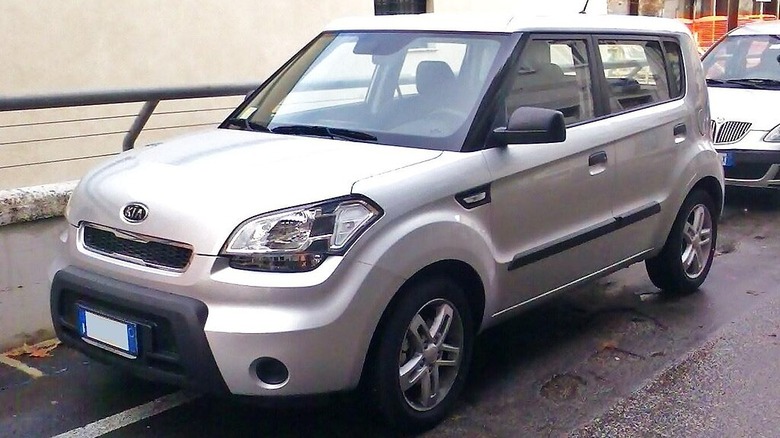 Kia Soul on a street