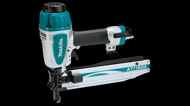 Blue makita staple gun