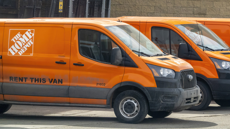 home depot vans