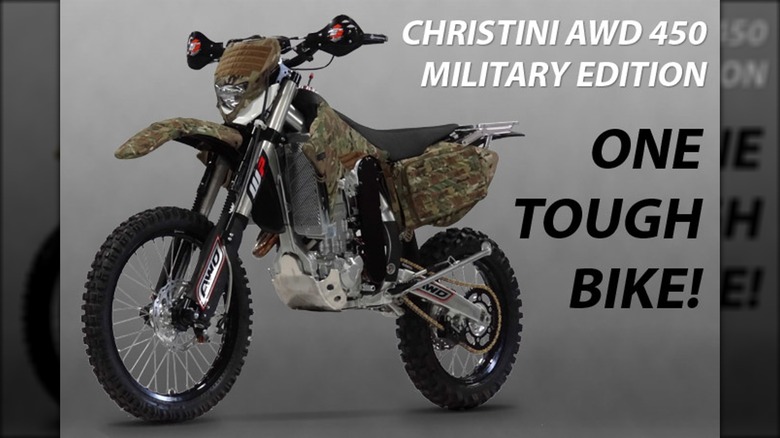 Christini AWD 450 Military Motorcycle