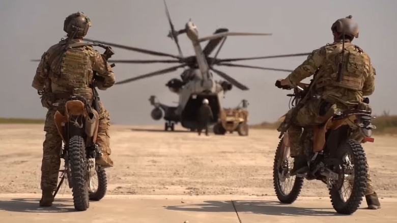 special forces on motorcycles