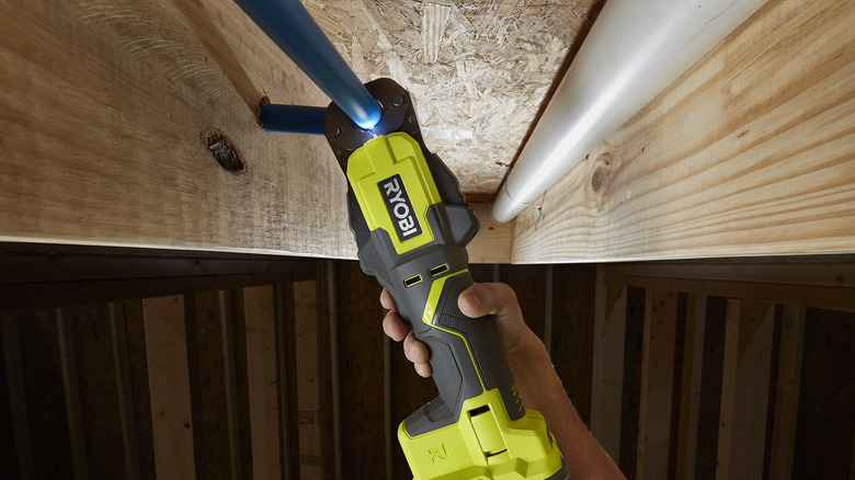 Ryobi PEX crimp ring press tool