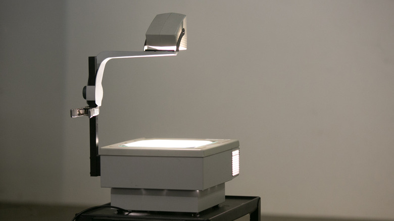 the classic overhead projector