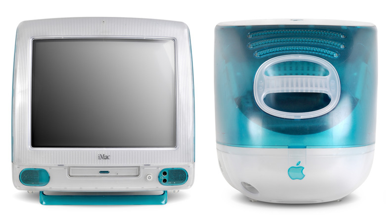 iMac G3 computer front and back