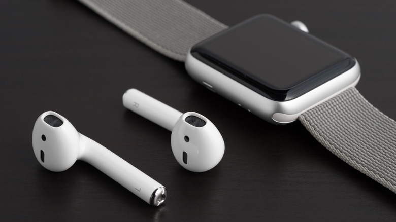 AirPods and Apple Watch