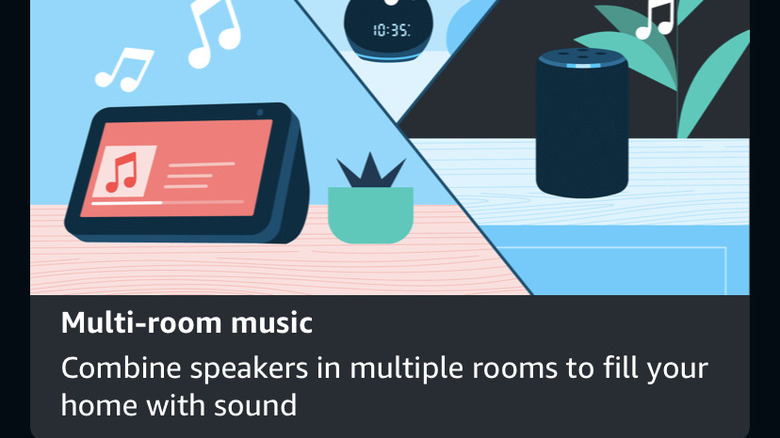 Multi-room music menu