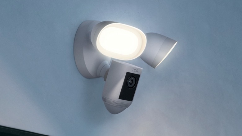 Ring security camera floodlight