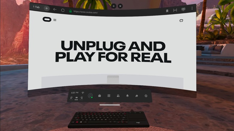 Quest Keyboard in VR