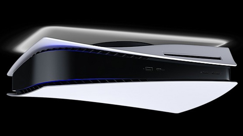 playstation 5 console upside down