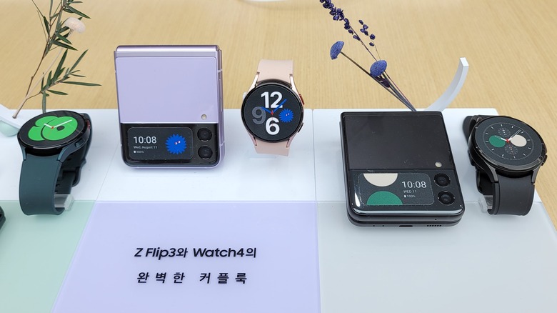 Samsung Galaxy Z Flip3 and  Watch4