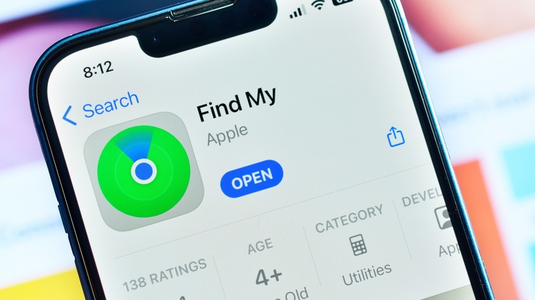 Apple's Find My app download screen