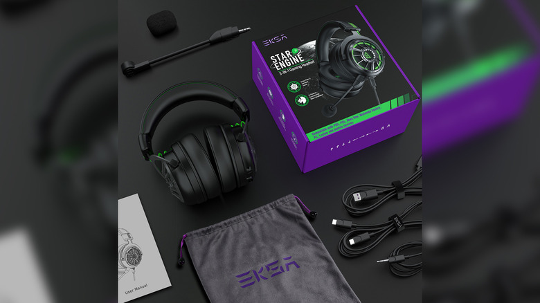 EKSA gaming headset with 7.1 surround sound 