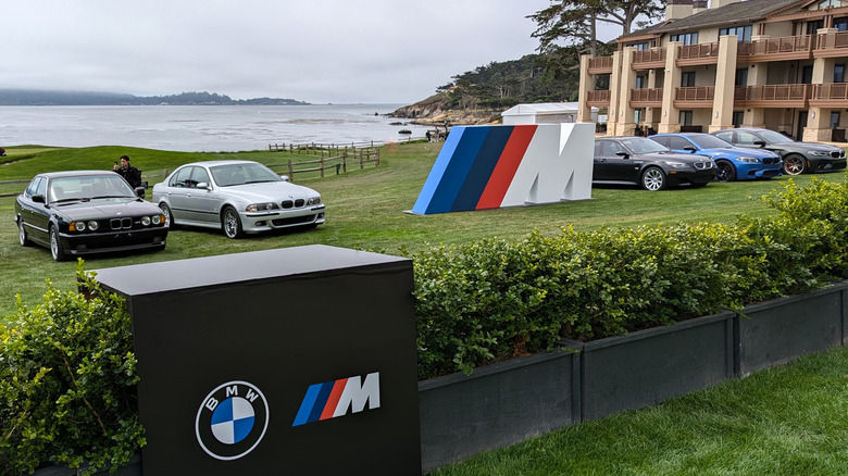 BMW M Monterey Car Week 2024 display